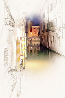 Venedig - skizziert 03 von Erich Krätschmer