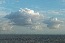 Wolken in der Nähe von Borkum von Eric Fischer