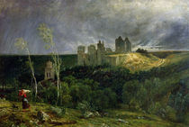 The Ruins of Chateau de Pierrefonds von Paul Huet