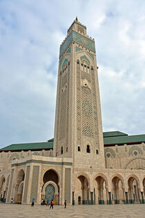 Marokko, die Moschee Hassan II. in Casablanca by Ulrich Senff