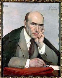 Portrait of Andre Gide  by Paul Albert Laurens