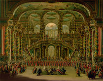 A Dance in a Baroque Rococo Palace  by Francesco Battaglioli
