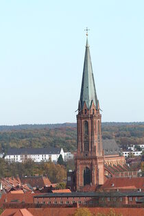 Lüneburg von oben: Die St. Nikolaikirche von Anja  Bagunk