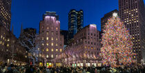 'Rockefeller Center & Christmas Tree, New York' von David Halperin