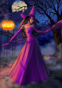 'Halloween witch 2021' by Merche Garcia