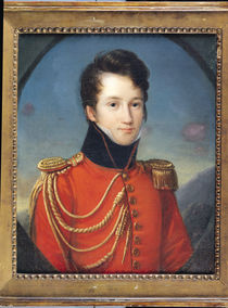 Portrait of Alfred de Vigny  by Francois Josephe Kinson