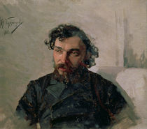 Portrait of Ivan Pochitonov  by Nikolai Dmitrievich Kuznetsov