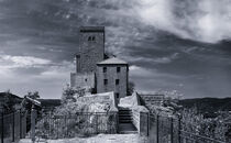 Burg Trifels-Südseite (3)-sw3 von Erhard Hess