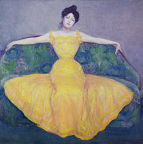 Lady in a Yellow Dress by Max Kurzweil