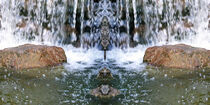 Wasserfall, Geist des Wassers, waterfall, ghost of water von Dagmar Laimgruber
