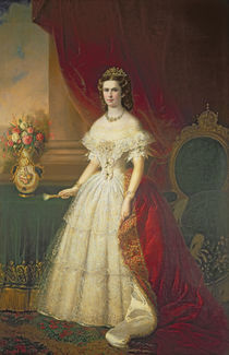 Empress Elizabeth of Bavaria  by Franz Russ