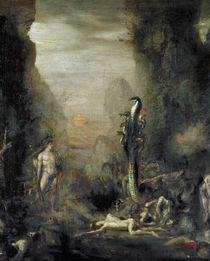 Hercules and the Lernaean Hydra by Narcisse Berchere