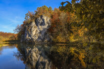 Amalienfelsen im Fürstlichen Park von Inzigkofen - Naturpark Obere Donau von Christine Horn