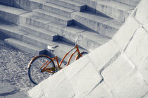 Bicycle in The City by Tanya Kurushova