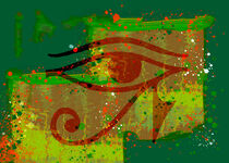 Ägyptisches Auge von Agostino Lo Coco