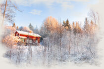 Winter in Schweden by Margit Kluthke