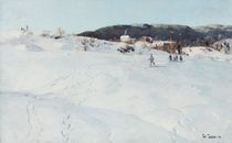 A Winter's Day in Norway von Fritz Thaulow