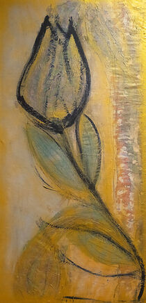composizione tulipano dorato  by smo