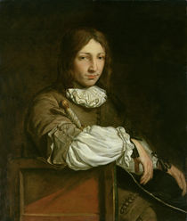 Portrait of a Young Man  by Abraham Lamberts Jacobsz van den Tempel