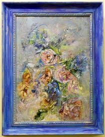 Painting "Women's flowers" von Kseniia Hudyakova