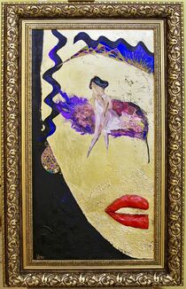  Painting "Lips" von Kseniia Hudyakova