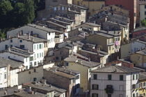 Blick auf die nördliche Altstadt von Siena by Berthold Werner
