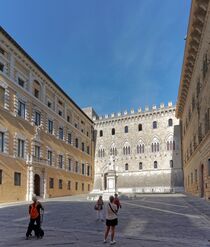 Der Palazzo Salimbeni steht in Siena, von Berthold Werner