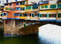 Ponte Veccio in Florenz. Gemalt. von havelmomente