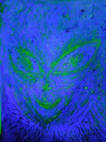 Die blaue Maske (blue mask) von Margareta Uliarte