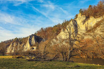 Uferlandschaft Donau bei Gutenstein mit Kalksteinfelsen - Naturpark Obere Donau von Christine Horn