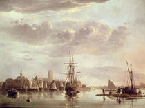 View of Dordrecht  by Aelbert Cuyp