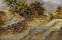 Italian Mountain Landscape by Joachim Faber