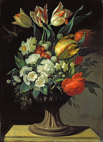 Still Life with Flowers by Jens Juel