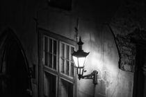 Old Lantern In A Cracked Wall by Jukka Heinovirta