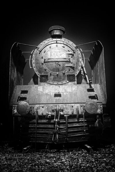 Old-steam-engine-by-night