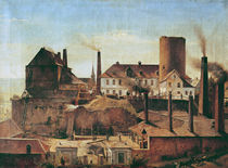The Harkort Factory at Burg Wetter by Alfred Rethel