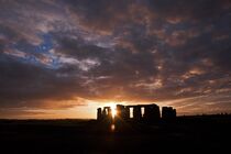 Stonehenge sunset by Tristan Millward