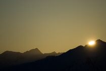 Alpine sunset by Tristan Millward