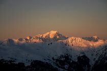 Sunset on Mont Blanc  von Tristan Millward