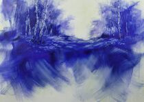 Blaue Landschaft by Helen Lundquist