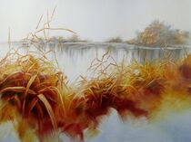Herbst am Weiher by Helen Lundquist