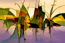 Swamp Grass Abstract von Rosalie Scanlon