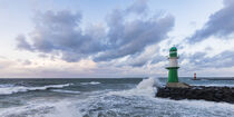 Sturm in Warnemünde an der Ostsee von dieterich-fotografie