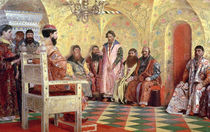 Tsar Mikhail Fyodorovich  von Andrei Petrovich Ryabushkin