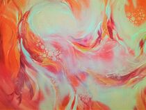 Flammendes Inferno mit rot und orange von Jessica Leidel