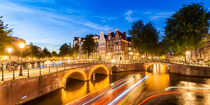 Keizersgracht in Amsterdam am Abend by dieterich-fotografie