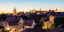 Nürnberg mit der Kaiserburg bei Nacht by dieterich-fotografie
