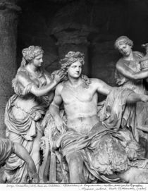 Apollo tended by the nymphs in the grove of the Baths of Apollo von Francois Girardon