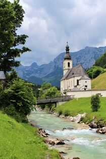 'Kirchlein von Ramsau im Berchtesgadener Land' von Susanne Winkels