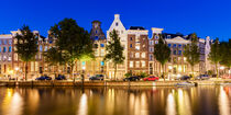 Keizersgracht in Amsterdam bei Nacht by dieterich-fotografie